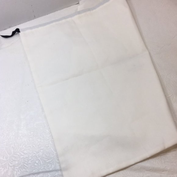 Kate Spade Drawstring Extra Large Dust Bag White 19.5x17.5 - Picture 4 of 5